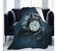 FASHIONDIY Alice In Wonderland Blanket Oversized Warm Adult Super Soft Blanket With Soft Anti-pilling Flannel For Adults & Kids 3D Print 80"x60"