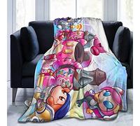 FASHIONDIY Anime Kirby Planet Robobot Super Smash Bros Ultra Soft Fleece Throw Blanket Cozy Warm Plush Throw Blanket Sofa Bed Couch 60"x50"