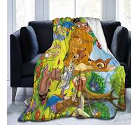 FASHIONDIY Bambi Blanket Oversized Warm Adult Super Soft Blanket With Soft Anti-pilling Flannel For Adults & Kids 3D Print 50"x40"