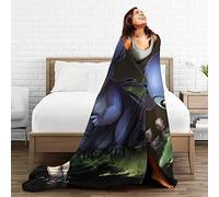 FASHIONDIY Cartoon Lilo Stitch Blanket Oversized Warm Adult Super Soft Blanket With Soft Anti-pilling Flannel For Adults & Kids 3D Print 80"x60"