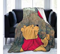FASHIONDIY Winnie The Pooh Blanket Oversized Warm Adult Super Soft Blanket With Soft Anti-pilling Flannel For Adults & Kids 3D Print 50"x40"