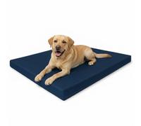 FASHIONISM Waterproof Removable Zip Cover Pet Mat Dog Bed, Bonded Fibre Filled Mattress, Soft Foldable Cushion for Dogs & Cats, Crates, Kennels, Home & Travel