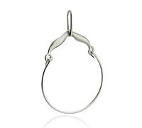FashionJunkie4Life Dainty Charm Holder Necklace | 18" Chain Pendant Necklace For Women, Metal, Cubic Zirconia