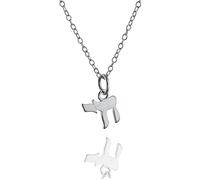 FashionJunkie4Life Sterling Silver Chai Life Symbol Pendant Necklace 18" Jewish Chain Metal, Metal