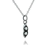 FashionJunkie4Life Sterling Silver Fun Dainty Food Pendant Necklaces for Women, Sterling Silver
