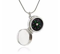 FashionJunkie4Life Sterling Silver Locket Necklaces for Women, 18" Cable Chain, Metal