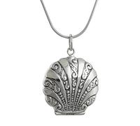 FashionJunkie4Life Sterling Silver Locket Necklaces for Women, 18" Cable Chain, Metal