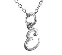 FashionJunkie4Life Sterling Silver Tiny Initial Letter Necklace for Women, Sterling Silver