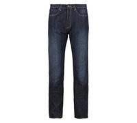 FashionLabels4Less Ex High Street Brand 1613 Mens Regular Fit Straight Leg Jeans - Colour: Indigo, Size: 40 Length: 29"