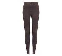 Fashionlabels4less Ex High Street Brand 8604 Pull On Jeggings Cotton Rich Added Stretch - Colour: Grey, Size: 16 Inside Leg: Medium