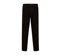 FashionLabels4Less Ex High Street Brand Mens 8450 Regular Fit Jean with Stretch Straight Leg, Color Black, Size: 36 Inside Leg: 33"
