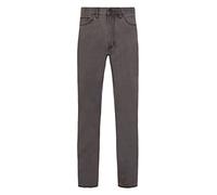 FashionLabels4Less Ex High Street Brand Mens 8450 Regular Fit Jean with Stretch Straight Leg, Color: Grey, Size: 34 Inside Leg: 29"