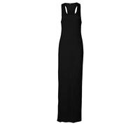 FashionMark Womens Plus Size Plain Racer Back Muscle Maxi Dress - black - 12 UK/14 UK/M/L