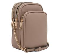 FashionPuzzle Multi Pocket Casual Crossbody Bag brown Size: One Size