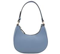 FashionPuzzle Small Crescent Shoulder Bag Underarm Purse, Blue Grey/Blue Grey, One Size
