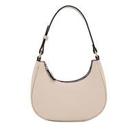 FashionPuzzle Small Crescent Shoulder Bag Underarm Purse, Nude/Nude, One Size