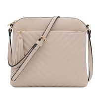 FashionPuzzle Women's Crossbody Bag, Nude, One Size
