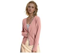 Fashions Ladies Cardigan 2025 Vintage Floral Print Coat Comfortable Plus Sizes UK 3/4 Batwing Sleeve Cardigans Women's Solid Button Down Comfort One Size Fits All Pink