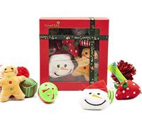Fashion's Talk Holiday Festive Red Variety Pack Gift Box Cat Toy with Catnip, Box 20 Count