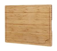 Fashionwu 24 x 18 Inch Wooden Cutting Boards for Kitchen, 60 cm Extra Large Bamboo Cutting Board with Juice Groove, 0.8" Thick Butcher Block for Meat Vegetables, Large Charcuterie Board