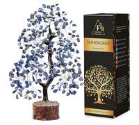 FASHIONZAADI Lapis Lazuli Tree, Crystal Tree, Tree of Life, Crystal Tree for Positive Energy - Feng Shui Tree, Money Tree, Healing Crystals, Housewarming Gift, Spiritual Gifts for Women, Tree of Life