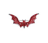 Faship Gorgeous Rhinestone Crystal Bat Pin Brooch For Halloween, One Size, Rhinestone, rhinestone