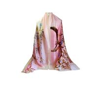 FashLuxe Luxury 100% Silk Scarf, Shoulder Neck Scarf Van Gogh Almond Blossom Silk Scarf Lightweight, Gift For Her, Women's Head Scarf, Women Gifts