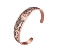 Fashtour Copper for Men, 99.99% Pure Solid Mens Magnetic Copper(Antique Life Tree)
