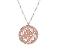 Fashtour Pure Copper Orgone Energy Pendant Necklace - Sacred Geometry Spiral Tensor Ring with Copper Chain for Balance, Meditation & Mindfulness