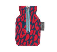 Fashy 0.3 Litre Pocket Warmer with Leopard Cover in Red Fashy Red
