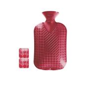 Fashy 2.0 Litre Cranberry Plain Hot Water Bottle