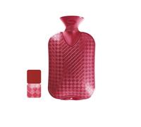 Fashy hot Water Bottle, Rubber, Red