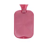 Fashy 2 Litre Crystal Star Pattern Hot Water Bottle in Pink Fashy Pink