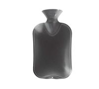 Fashy 2 Litre Double Ribbed Hot Water Bottle - Grey