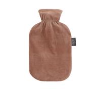 Fashy 2 Litre Hot Water Bottle with Plush Cover in Beige Fashy Beige