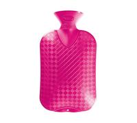 Fashy 2L Hot Water Bottle, Thermoplastic, Made in Germany (Raspberry Pink) | Leakproof thermoplastic design, odourless material, provides reliable warmth during cold days, soothes pain on aching joints