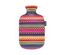 Fashy 2L Hot Water Bottle with Knitted Cover