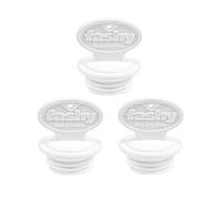 Fashy 6014 Hot Water Bottle Replacement Cap - Thread Diameter 29 mm, white (Pack of 3)
