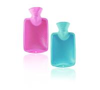 Fashy 6401 Hot Water Bottle for Children Half-Ribbed 0.8 L Assorted Colours