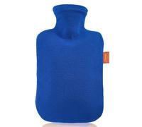 Fashy 6530 Dell Hot Water Bag with Reference Fleece 2 L, Navy Blue