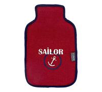 fashy 67379 40 Hot Water Bottle 2.0 L with Felt Look Cover