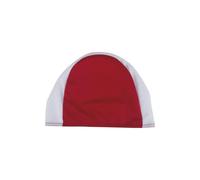 Fashy Adult Polyester Fabric Swim Cap - Red/White