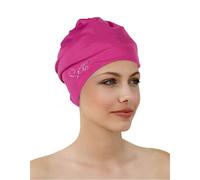 Fashy Ladies Pink Diamante Fabric Swimming Hat