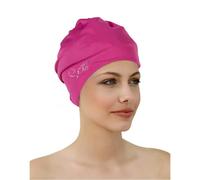 Fashy Applique Fabric Swim Cap - Pink