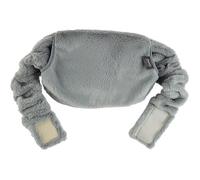 Fashy Bum Bag with Hot Water Bottle, 0.8 L, Polyester Fleece Cover, Hand Muff Function, 30 x 20 cm, Grey