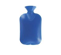 Fashy Double Ribbed Hot Water Bottle Blue 2.0L