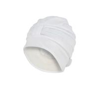 Fashy Draped Fabric Swim Cap - White