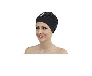 Fashy Exclusive 3483 20 Bathing Cap with Snakes Accessory Black