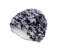Fashy Frilly Swim Cap - Black/White