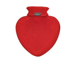 Fashy Heart Warming Bottle with Turtleneck Knitted Cover Red 0.7 L